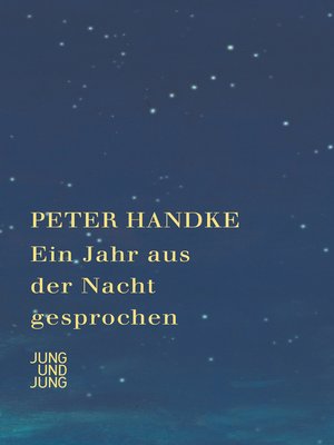 cover image of Ein Jahr aus der Nacht gesprochen